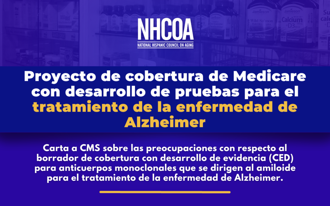 Proyecto de cobertura de Medicare con desarrollo de pruebas para el tratamiento de la enfermedad de Alzheimer
