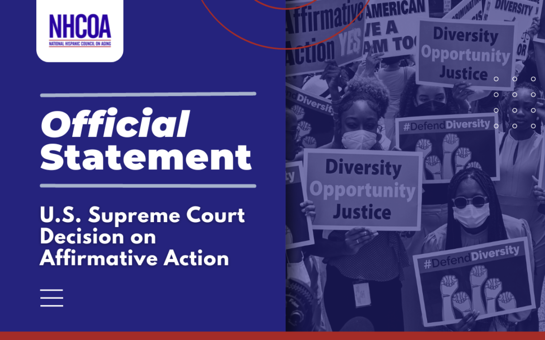 NHCOA firmly disagrees with the US Supreme Court’s decision to ban affirmative action in college admissions processes