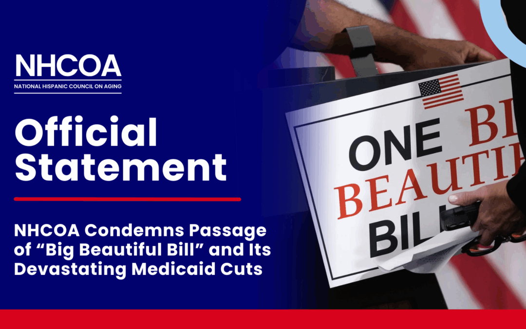 NHCOA Condemns Passage of “Big Beautiful Bill” and Its Devastating Medicaid Cuts